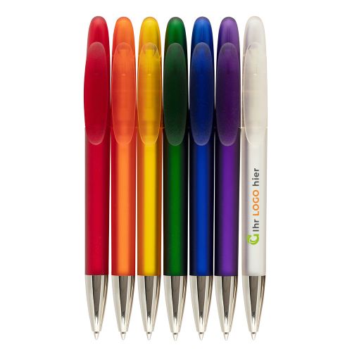 Farbiger Eco Kugelschreiber Hudson - Bild 1